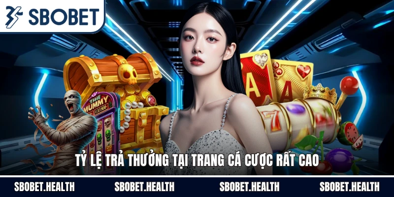 Tỷ lệ trả thưởng tại trang cá cược rất cao